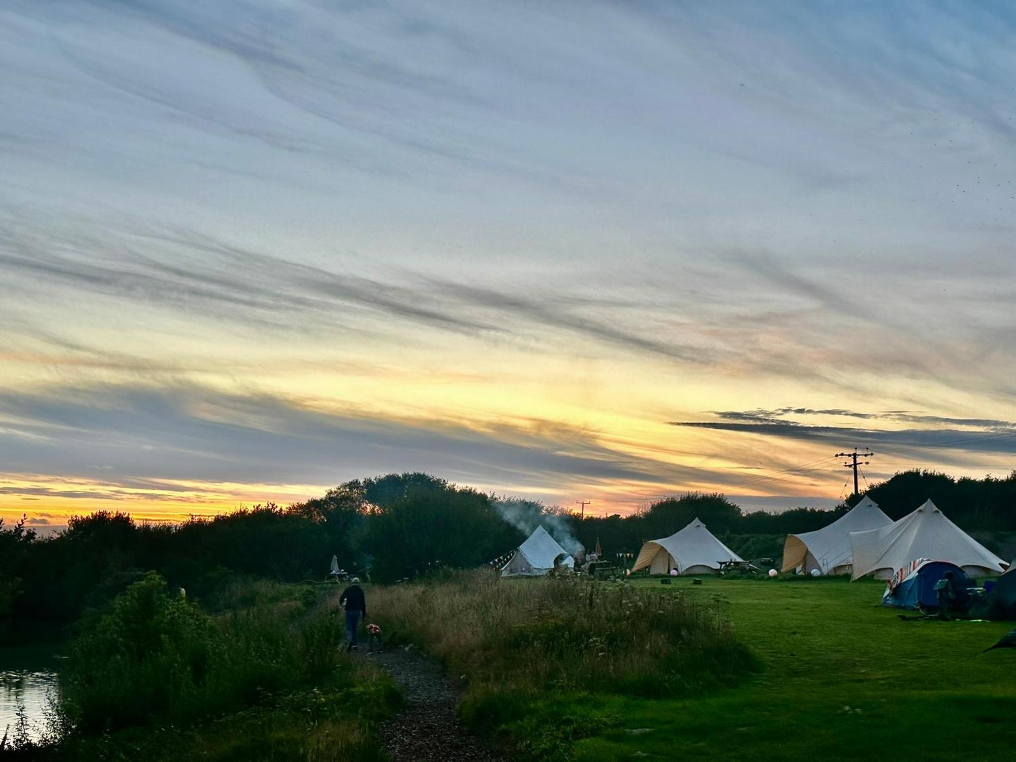 Lakeside Glamping Firecrest St Columb Major Kültér fotó