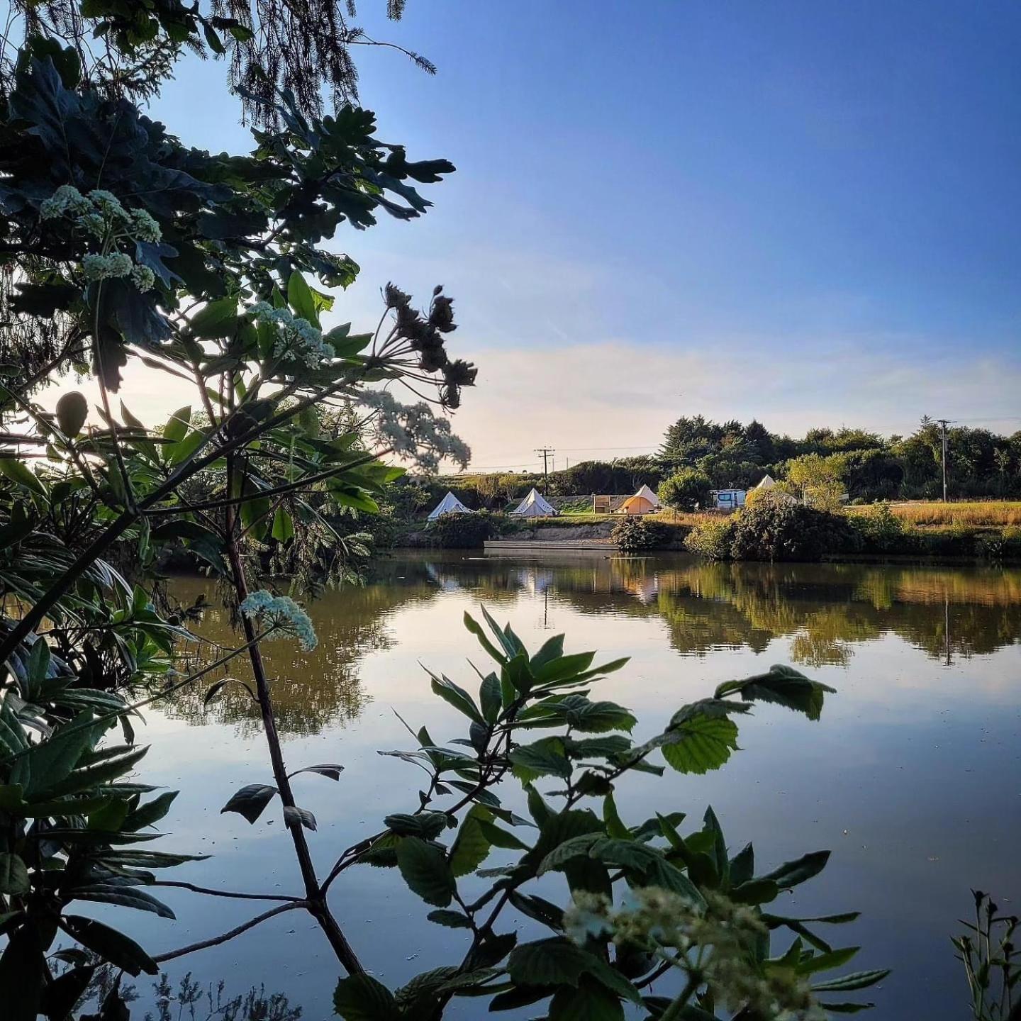 Lakeside Glamping Firecrest St Columb Major Kültér fotó