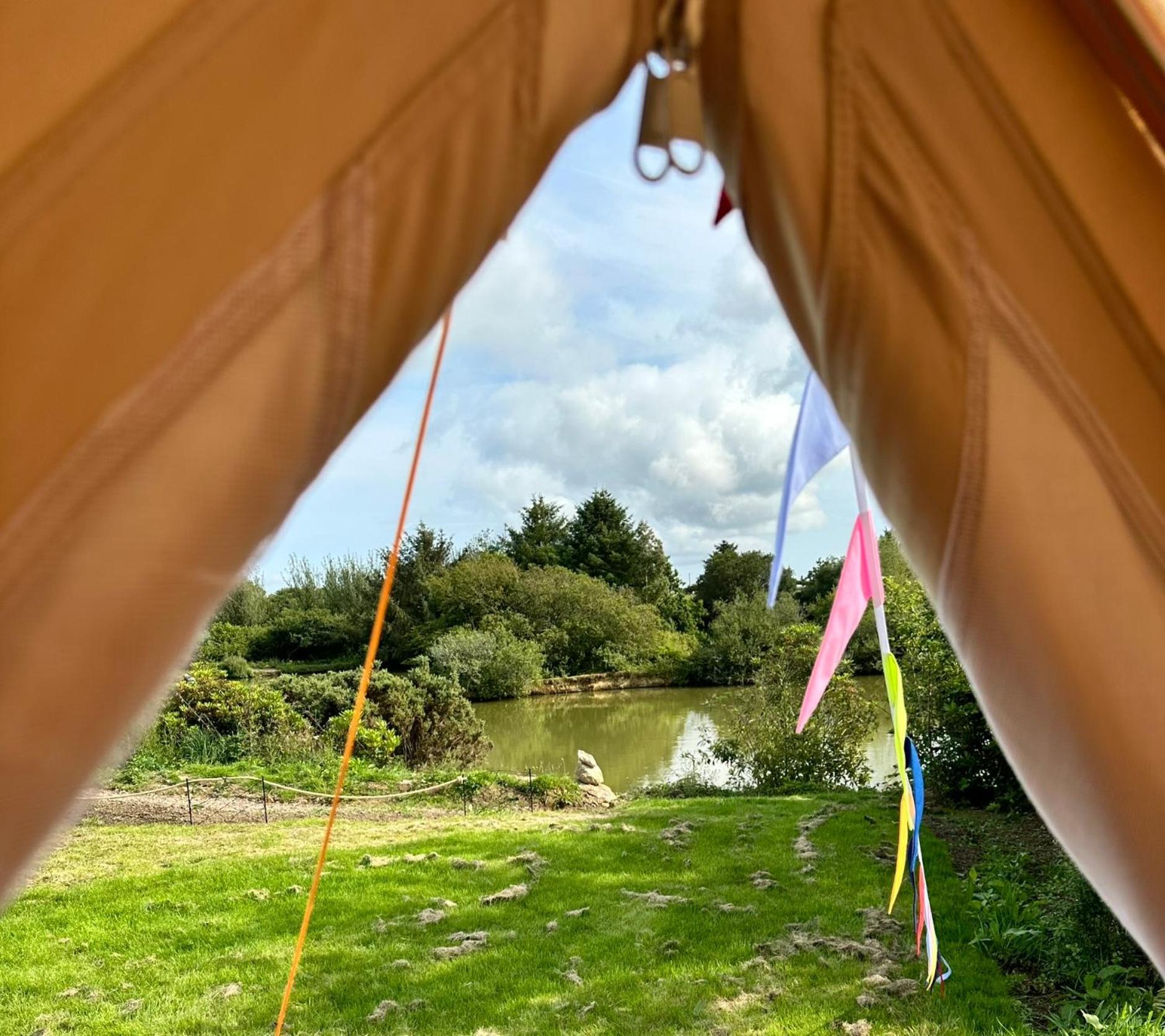 Lakeside Glamping Firecrest St Columb Major Kültér fotó